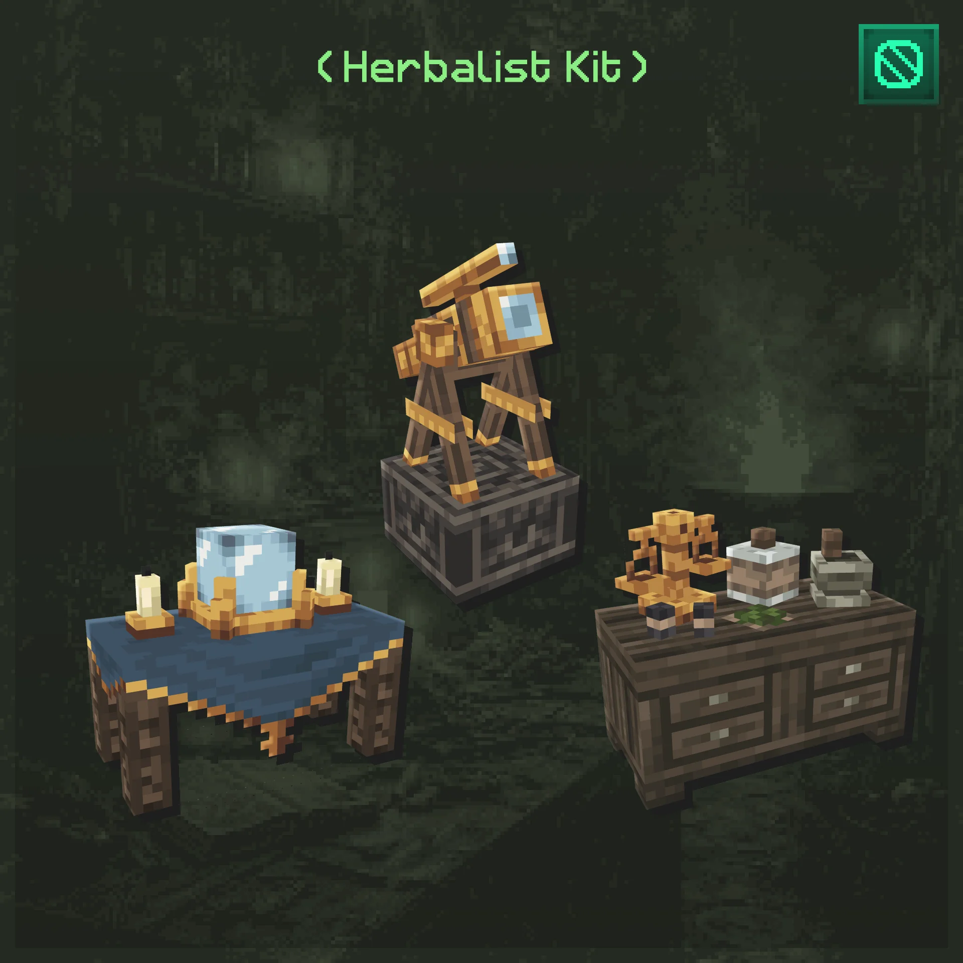 Herbalist Kit - Alchemy Furniture Pack - 1/4