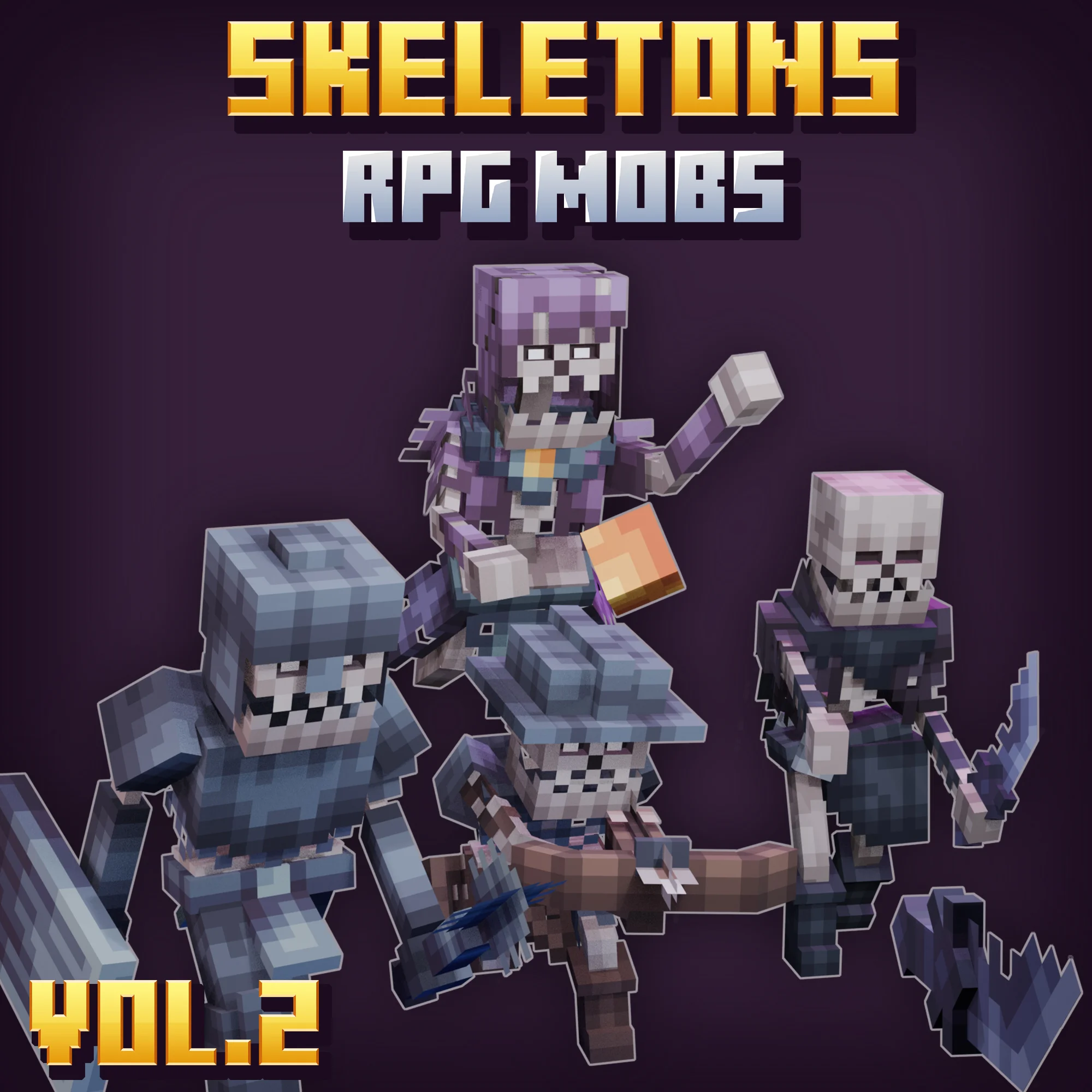 Skeletons Vol. 2 - Mob Pack for MythicMobs - 1/5
